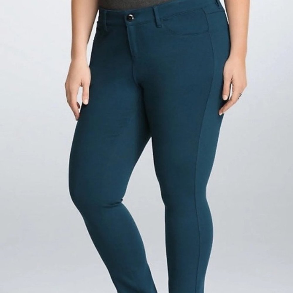 Torrid Teal All-Nighter Ponte Jegging - 16